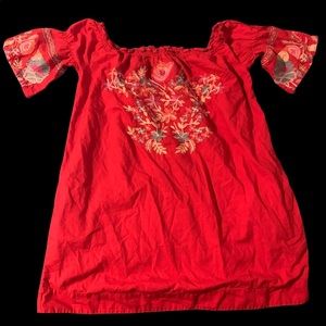 Women’s Free People flowery dress, size small.